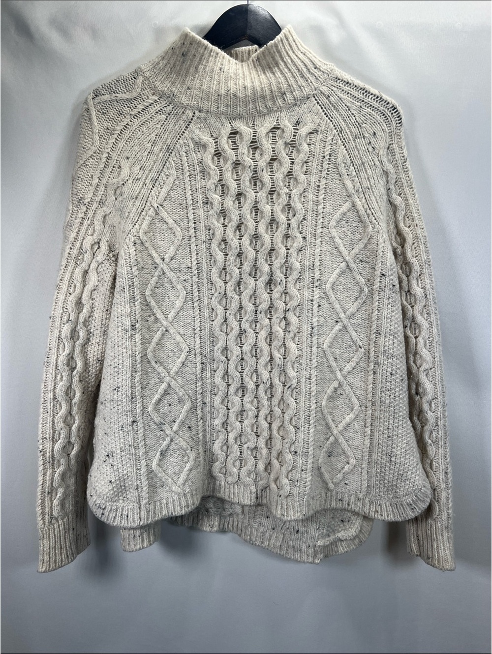 FarWest Cable Knit Wool Blend Sweater Women's Size XL